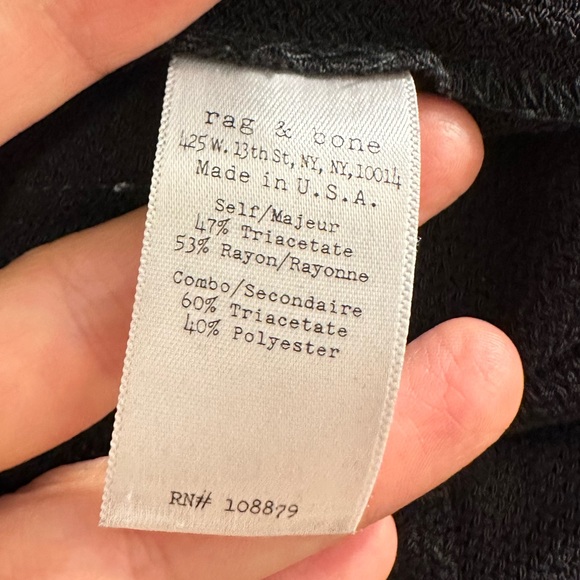 rag & bone trouser with white stripe - Picture 6 of 6